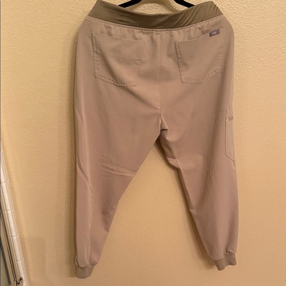 Figs Khaki Joggers with Blue Accents - Picture 3 of 3